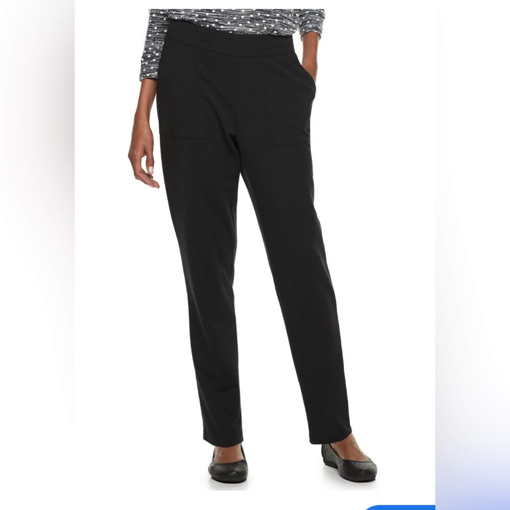 Cathy‎ Daniels Black Ankle Cropped Pants